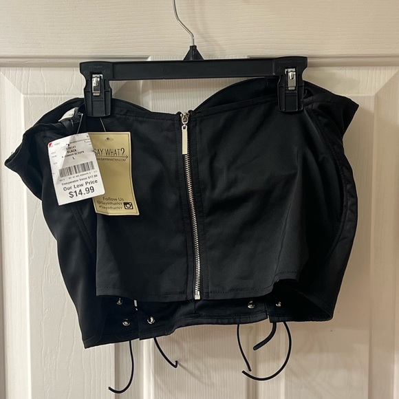 Black Corset Top - Picture 2 of 2